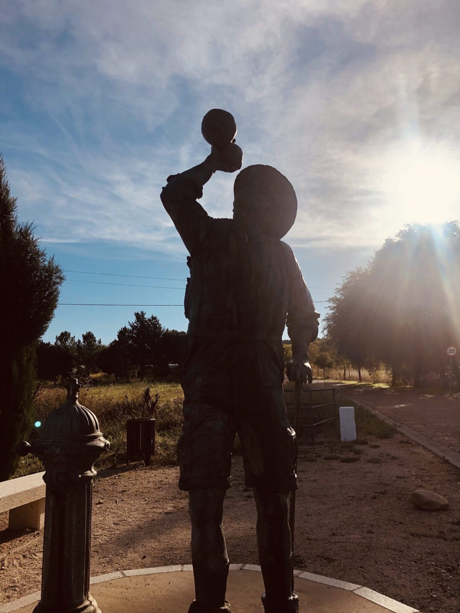 San Justo de la Vega Statue